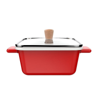 苏泊尔(SUPOR)VT20QF01 辅食轻珐琅悦享方形汤锅20CM电磁炉明火