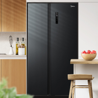 [10.1大促]美的605升对开门一级能效净味风冷无霜家用双变频大容量精细分存储冰箱 BCD-605WKPZM(E)