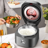 苏泊尔远红外电饭煲家用3升0涂层316L不锈钢本釜内胆多功能蒸煮米饭锅 远红外穿透+IH电磁 3L SF30HC185