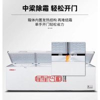 [双11大促]星星(XINGX)冰柜商用大容量冷冻冷藏冷柜单温卧式冰箱海鲜肉类冻品保鲜速冻柜BD/BC-1588GD