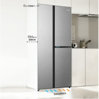 海尔(haier)505升全空间保鲜594mm超薄零嵌入一级双变频大冷冻冰箱BCD-505WGHFT1BG9U1