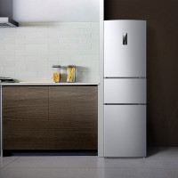 [请先咨询库存]容声219升三开门电冰箱BCD-219WD1NY家用小型风冷无霜出租房节能中门变温软冷冻