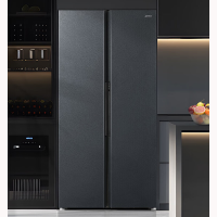 美的(Midea)MR-787WUKPZE墨兰灰 750升对开门大冷冻超大全嵌家用一级能效节能风冷无霜净味电冰箱