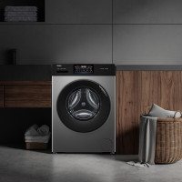 海尔(Haier)10公斤大容量1级能效双喷淋变频滚筒洗衣机 XQG100-600H