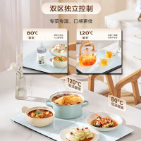 美的(Midea)折叠暖菜板热菜板家用多功能[60cm折叠收纳]HBU6038FZ 快速升温双档电热餐桌板垫保温神器