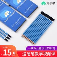 河小象小学生考试绘图素描专用铅笔2B幼儿园写字送名师点评写字 12支铅笔(送写字体验课)