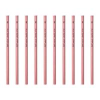 真彩2b铅笔批发儿童安全无毒hb铅笔原木杆2比铅笔小学幼儿园书写 10支[三角HB]送1橡皮1卷笔刀