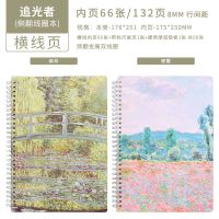 初品B5侧翻线圈本唯美横线本大号大学生课堂笔记本子ins风记事本 森林+晚霞