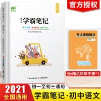 2021星笔辑学霸笔记初中全套数学物理英语语文化学全套人教版通用 学霸笔记初中 语文
