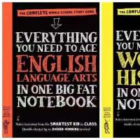 彩色版 美国少年学霸超级笔记系列10本 Everything You needTo ENGLISH LANGUAGE