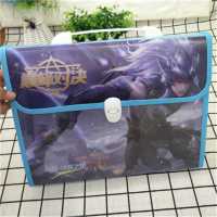 风琴包多层A4周边动漫学生手提事务包收纳包试卷包王者荣耀文件夹 a