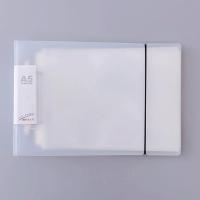 透明横版A5活页夹A4文件夹B5横向款2孔外壳资料册试卷资料收纳本 透明A5-2孔横式资料册 单外壳[不带内页]