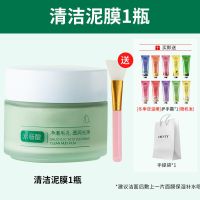 水杨酸清洁泥膜补水控油深层清洁去黑头温和不刺激涂抹面膜泥膜 1瓶水杨酸清洁泥膜(店长推荐) 100g