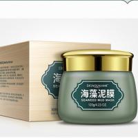 泊泉雅面膜泥补水学生女绿豆泥膜浆控油祛痘去黑头排毒清洁毛孔 海藻泥面膜120g/盒