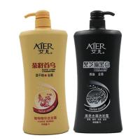 艾儿防脱育发洗发液1L茶籽首乌防脱洗发水薰衣草黑芝麻黑亮去屑 黑亮去屑型(黑芝麻) 1L