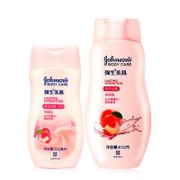 强生美肌恒日水嫩香水沐浴露+润肤乳保湿持久留香洗澡男女家庭装 400g沐浴露+200g润肤露