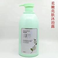 [洗发水]海生源山茶花控油去屑丝滑柔顺洗发水护发素沐浴露套装 柔嫩亮肤沐浴露1L