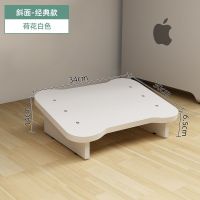 脚踏凳办公室桌下搁脚神器放腿搭脚凳家用踮脚踏脚踩凳子垫脚凳子 荷花白色-斜面-经典款
