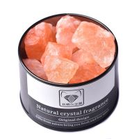 扩香石晶石夏香薰石家用室内水晶香薰精油熏香摆件观无火持久香薰 玫瑰矿物盐+精油 400克扩香石(无香薰无铁罐)