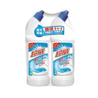 超威强力洁厕灵瓶装除臭除味清香马桶神器清洁剂去尿垢厕所香薰 强效洁厕500g*2瓶[超低价]