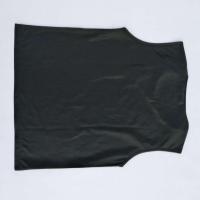 散打服装成人男女短袖套装短裤拳击格斗健身儿童训练表演服泰拳服 黑色上衣 XXXS-110身高104-114