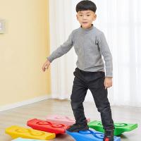 感统训练器材摇滚翘翘板跷跷板儿童家用平衡板平衡台前庭训练 中号8字(颜色随机)