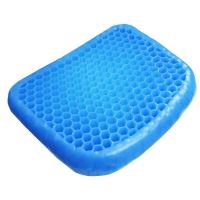 凝胶坐垫汽车蜂窝椅垫办公室久坐椅子屁垫透气屁股座垫硅胶冰凉垫 [儿童款](700克)送磁石座套