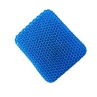 蜂窝凝胶坐垫汽车坐垫学生上班族轮椅坐垫久坐四季通用透气软垫 小号三代送座套32*29*3