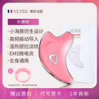 法国VLVEE面部美容仪提拉紧致微电流温热导入仪脸部按摩全身通用 水嫩粉