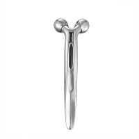 新款迷你瘦脸神器3D瘦脸仪滚轮按摩器按摩仪脸部按摩器面部美容仪 银色