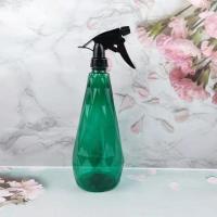 小喷壶浇花浇水壶家用清洁消毒喷雾器园艺养花工具手压式喷雾水瓶 [哲妍]菱形款[翡翠绿] 标准750ml单个装[简约大气]