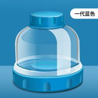 婴儿装奶粉盒便携式外出大容量宝宝分装储存罐迷你小号密封奶粉格 三代单个蓝色的奶粉盒