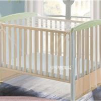 婴儿床蚊帐全罩式通用新生儿蒙古包式免安装遮光防蚊罩公主ins风 粉色小号(适合长80cm床