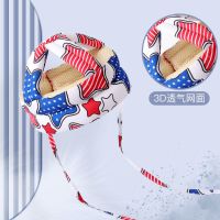 防摔神器宝宝护头枕婴儿学步防摔头部保护垫儿童学走路防撞护头帽 美国大兵透气款 普通款