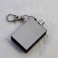 打火机永久一辈子用不完万次小火柴不锈钢多功能钥匙扣防风送男友 方块火柴