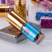 zp软火石粒3aaa散装电石火花石煤油充气砂轮式通用打火机配件耗材 混色 30粒装