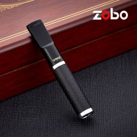 zobo正牌粗细双用烟嘴多重循环型过滤器可清洗过滤嘴过滤芯烟斗潮 粗烟专用黑色无礼品