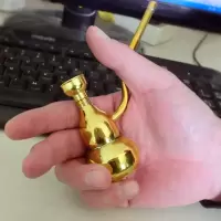 金泰铜制复古老式水烟壶 水烟袋水烟筒水烟斗 水过滤两用烟锅烟嘴 葫芦款