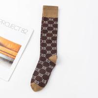 袜子女百搭长筒中筒袜韩版学院风堆堆袜春夏薄款透气棉袜小腿袜 DD款深咖啡色