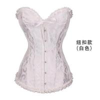 抹胸无肩带塑身衣收腹带束身衣瘦身衣产后束腰带紧身衣女婚纱打底 米白色 6XL适合170-185斤