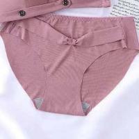 秋冬无钢圈小胸性感聚拢上托内衣女套装加厚调整型防下垂少女文胸 原版内裤 32/70A