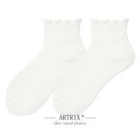 配小皮鞋的jk短袜配JK的袜子白色木耳边荷叶花边夏天短筒制服袜子 白色 2双