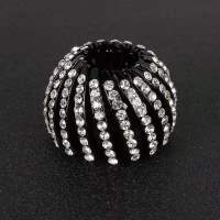 发卡后脑勺女士扎马尾鸟巢发圈懒人盘发器丸子头发饰发夹子头饰品 鸟巢白色