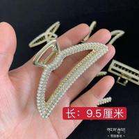 合金藏式藏区藏民族风发夹后脑勺抓夹鲨鱼夹发抓发卡头发夹子头饰 衣架带珠