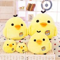 小黄鸡鼻孔鸡公仔毛绒玩具抱枕小鸡玩偶儿童布娃娃女孩女生日礼物 黄色小黄鸡 15厘米(亏本)