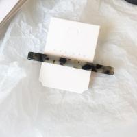 韩国新款百搭醋酸豹纹发夹鸭嘴夹一字夹日韩刘海夹发饰头饰发卡子 5#长夹-浅豹纹