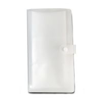 PP环保透明磨砂名片册3寸位相册泡泡玛特盲盒手办卡片收纳收集册 按扣24卡位3寸1本