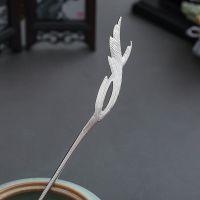 古风发簪步摇汉服头饰超仙气流苏古装发饰古典发钗簪子复古饰品女 飞羽发簪银色