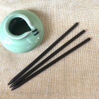 古典黑檀木发簪木质簪子发钗古装汉服简约百搭古风盘发丸子头饰女 禾木簪3根(材质禾木)