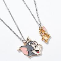 电波星dplanet逗萌卡通杰瑞汤姆情侣一对闺蜜项链女礼物 一对